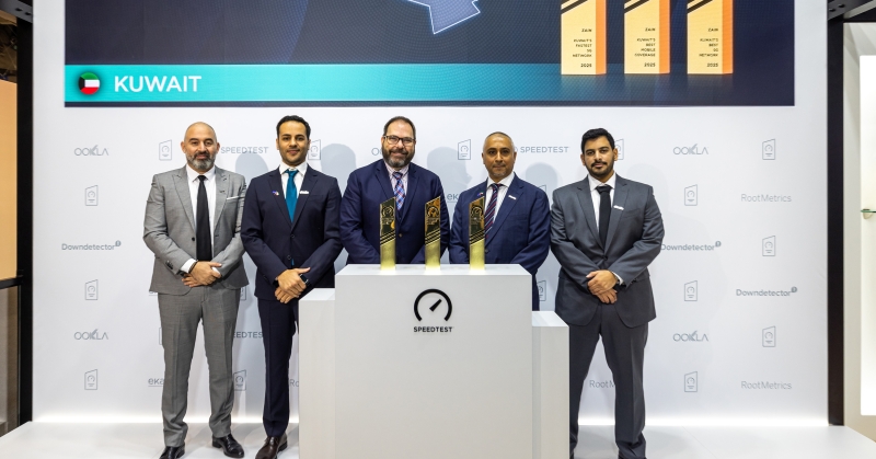 «زين» تحصد 3 جوائز من «Ookla» لأسرع وأفضل «شبكة 5G» وأفضل تغطية... محلياً 