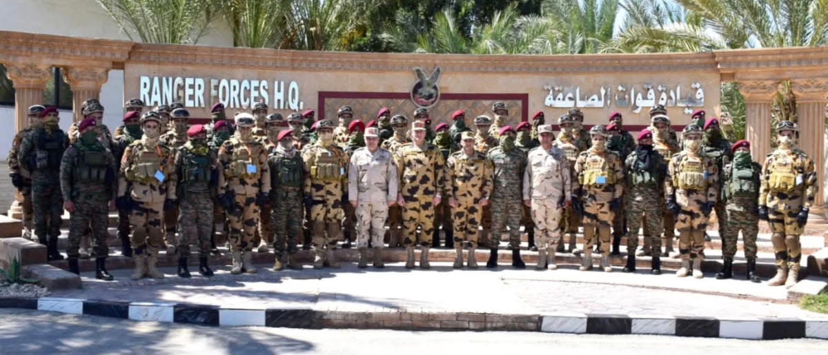 قوات مشاركة في تدريب «إعصار - 4» المصري - الهندي