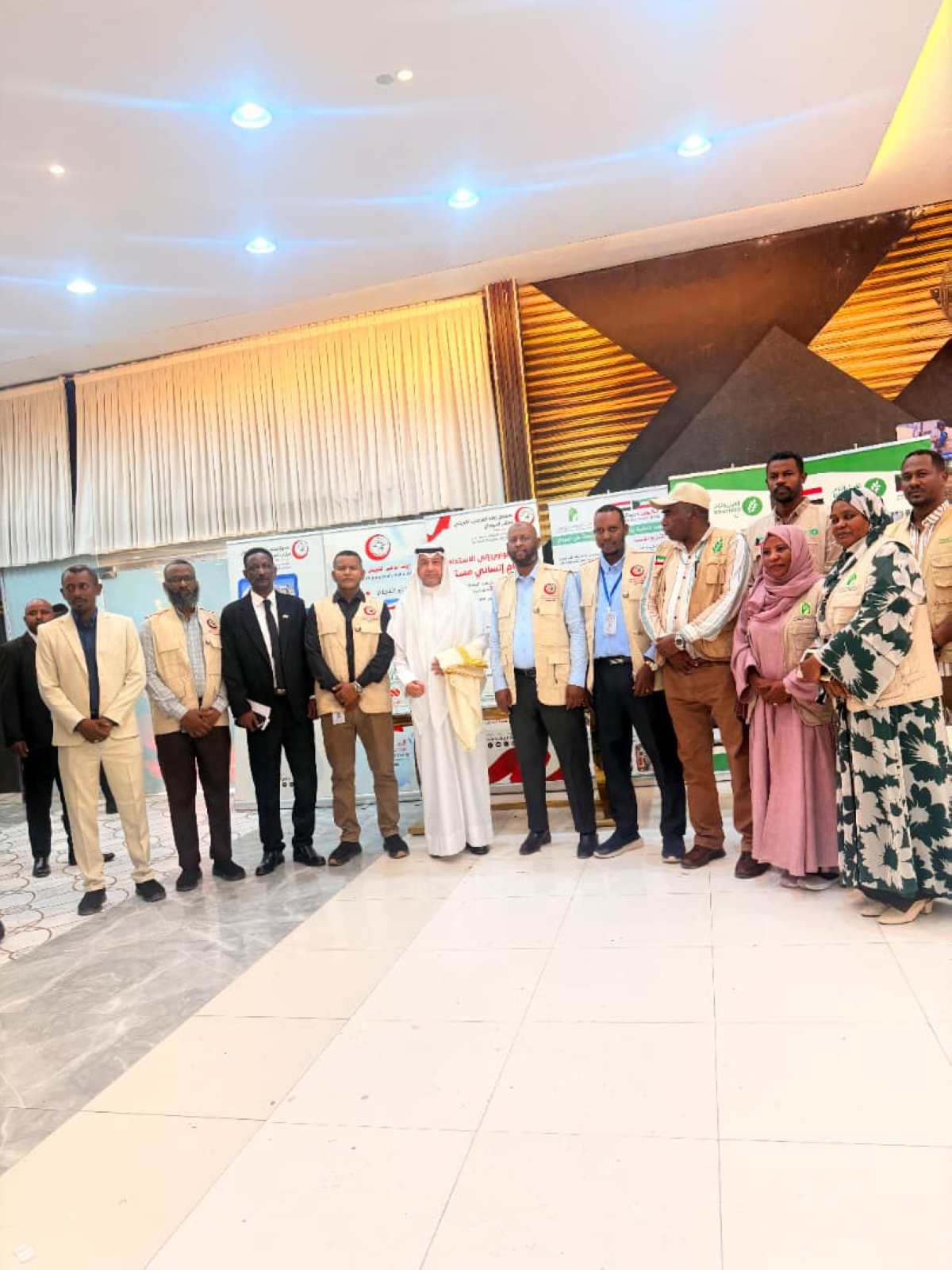 لقطة جماعية خلال الحفل