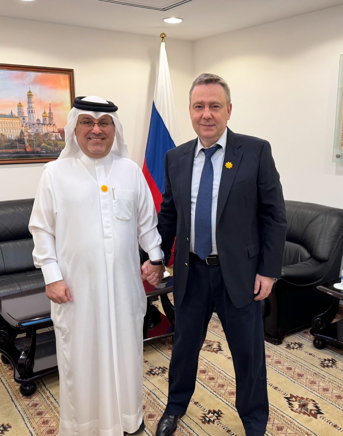 المالكي مع سفير روسيا