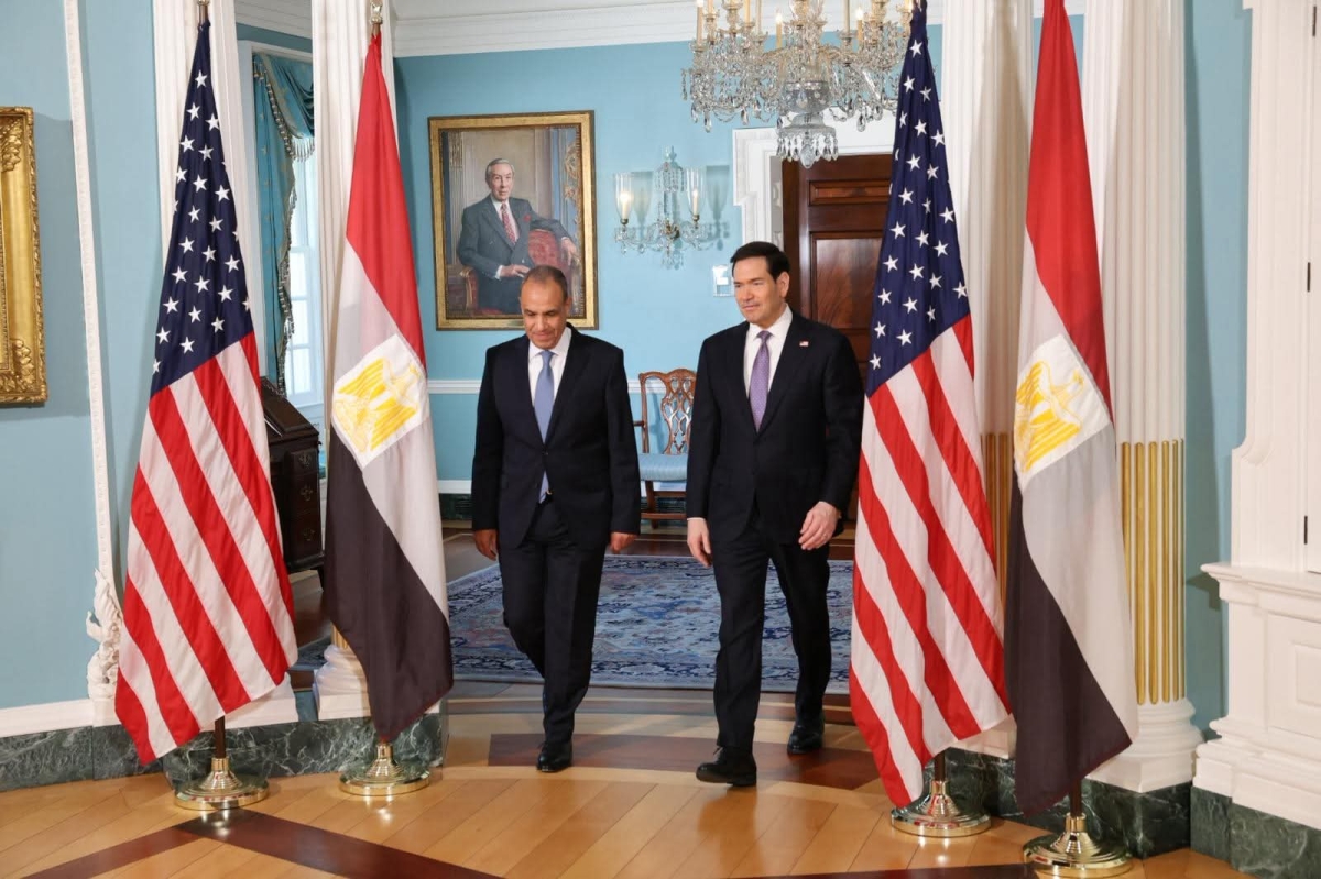 روبيو مستقبلاً عبدالعاطي في واشنطن