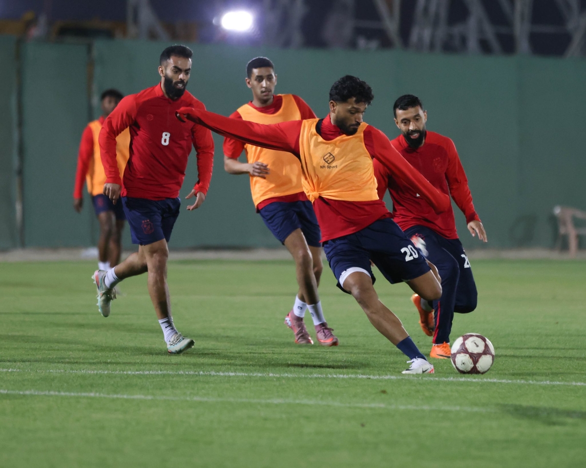 جانب من مران فريق الكويت