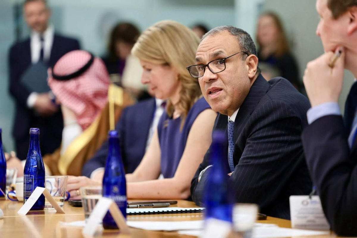 جانب من لقاءات عبدالعاطي في واشنطن