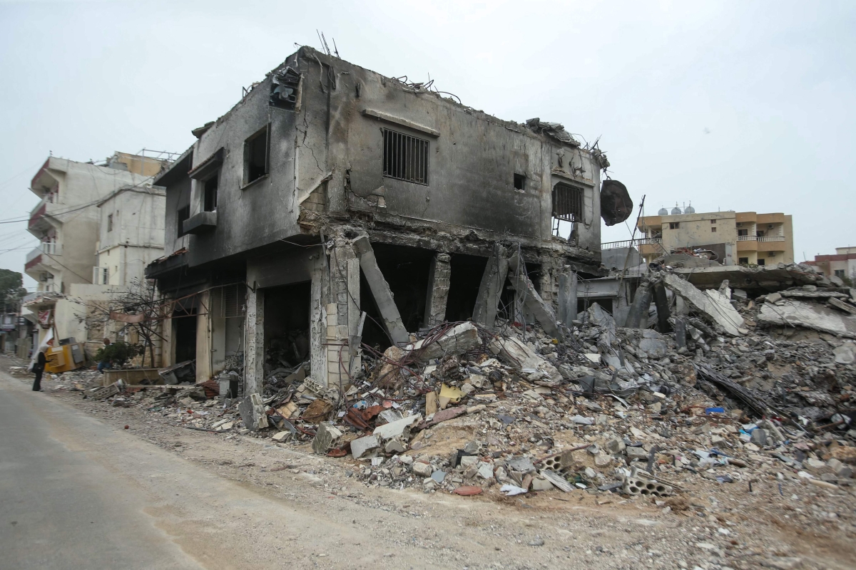 دمار واسع في جنوب لبنان (أ ف ب)