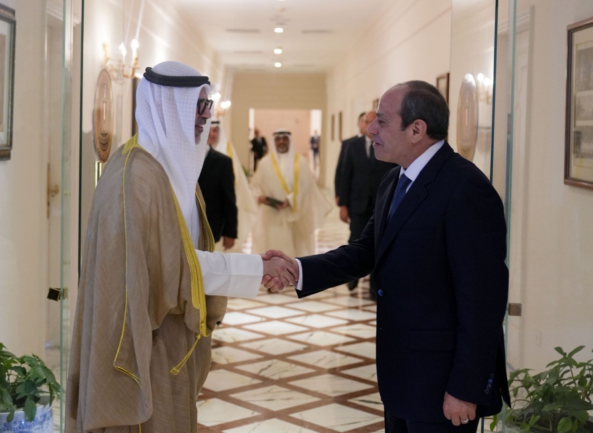 الرئيس المصري مستقبلاً وزير الخارجية