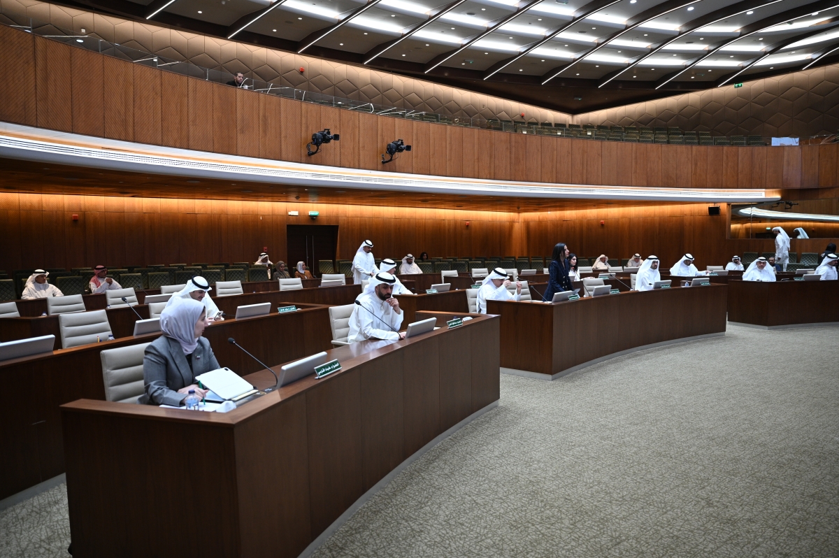 جانب من جلسة المجلس البلدي 