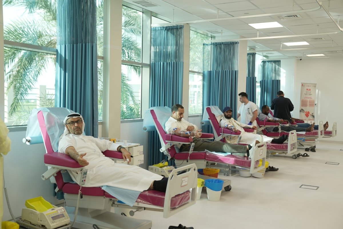 جانب من حملة التبرّع