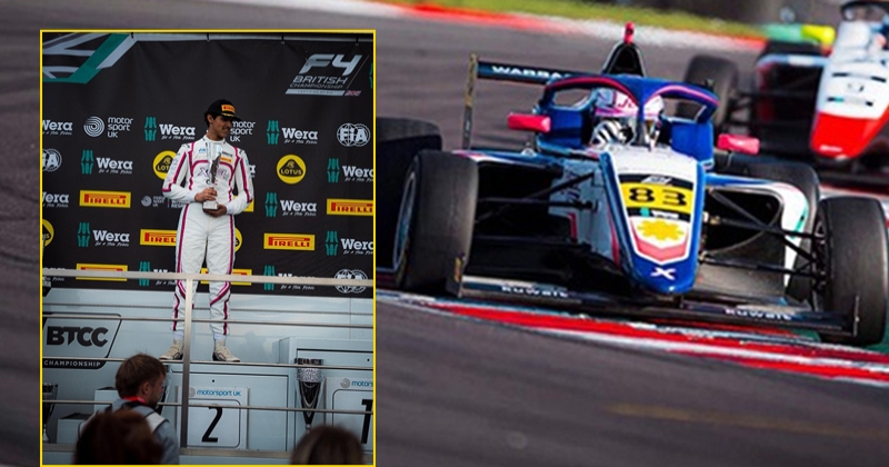 جابر الصباح يحصد المركز الثاني في سباقات الـ«F4» بالمملكة المتحدة 