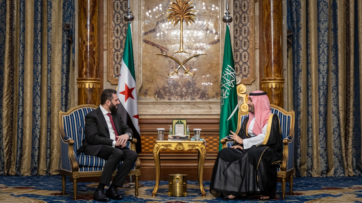 محمد بن سلمان مستقبلاً الشرع في جدة