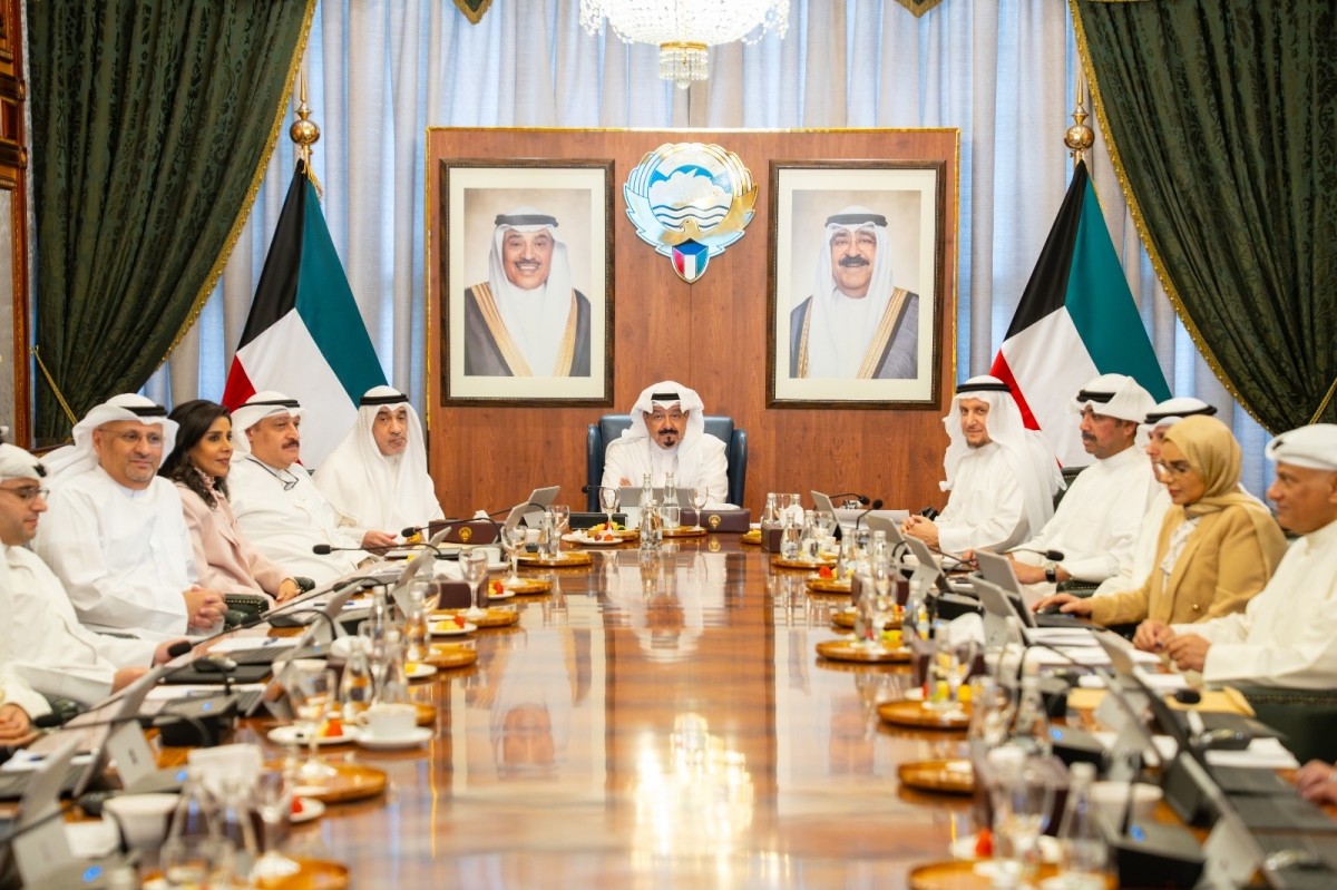 العبدالله مترئساً اجتماع مجلس الوزراء