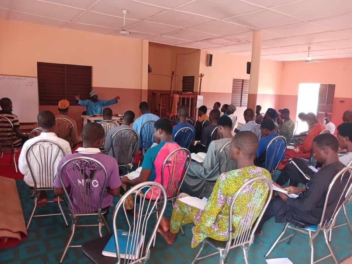 جانب من البرنامج الدعوي للهيئة الخيرية في بنين