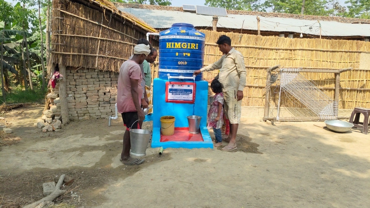 إحدى آبار الجمعية في الهند