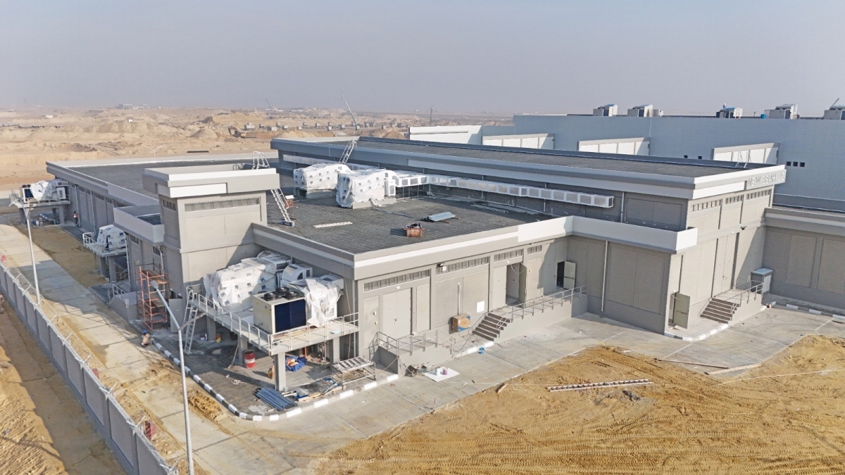 مشروع قيد التنفيذ في إحدى المناطق الجديدة