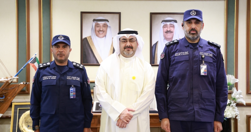 محافظ العاصمة يشيد بجاهزية «الإطفاء» في تأمين المطارات والمنشآت الحيوية 