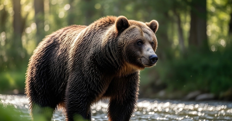 دب افترس امرأة في بولندا 