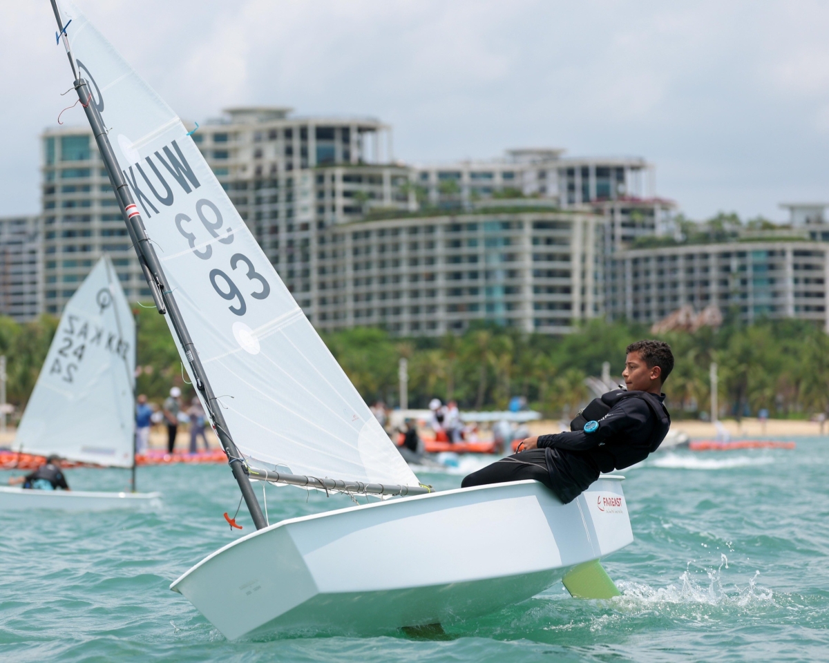 من منافسات القوارب الشراعية