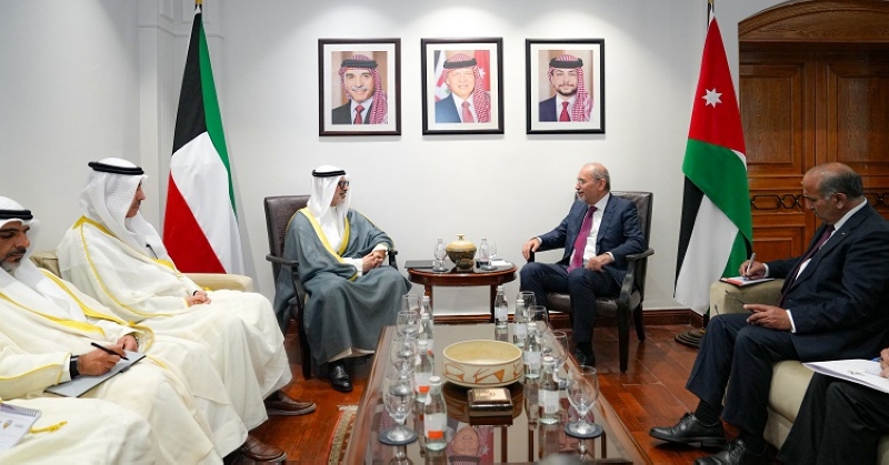 جراح الجابر والصفدي: مواصلة التنسيق الكويتي الأردني لمواجهة التحديات الراهنة