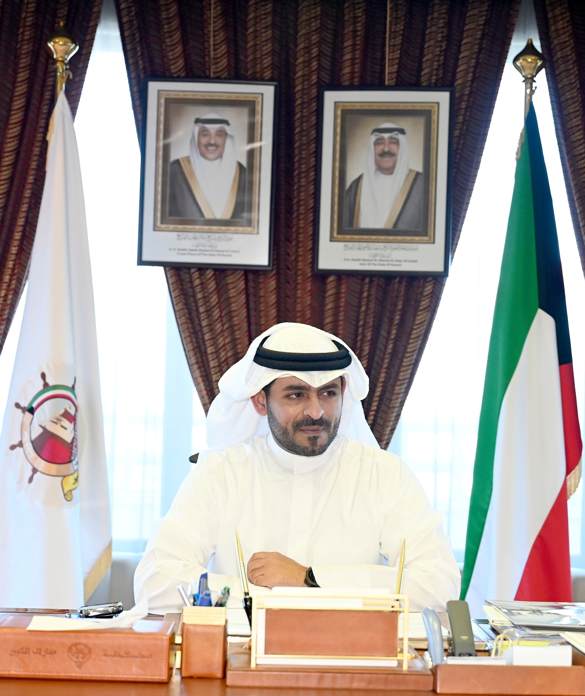 الشيخ صباح بدر السالم       (تصوير سعود سالم)