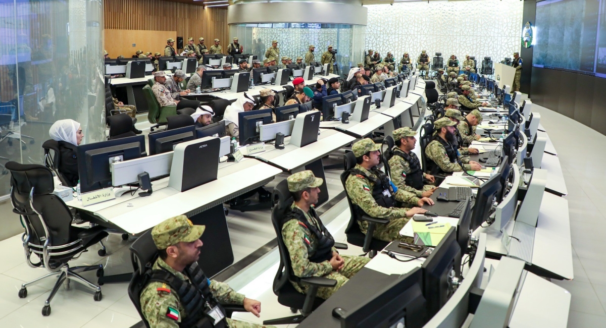 عناصر مؤهلة في مركز عمليات الحرس الوطني