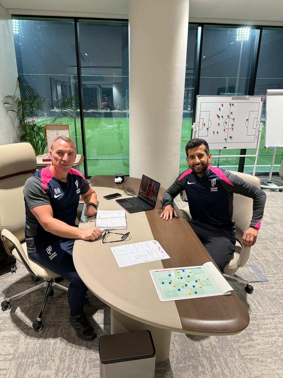 سعيد مع بريندان رودجرز