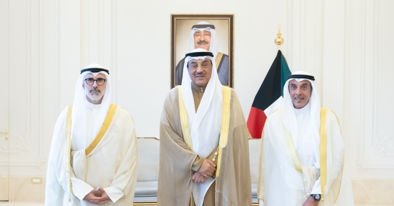 سمو ولي العهد يستقبل وزير الخارجية ونائبه بمناسبة تعيينه في منصبه الجديد