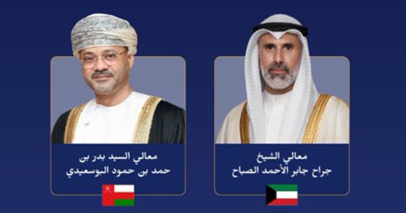 الكويت – جراح الجابر بحث مع البوسعيدي تطورات المنطقة عبر الهاتف