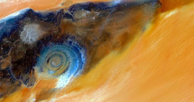 «ناسا» رصدت «عين الصحراء»... في قلب موريتانيا 