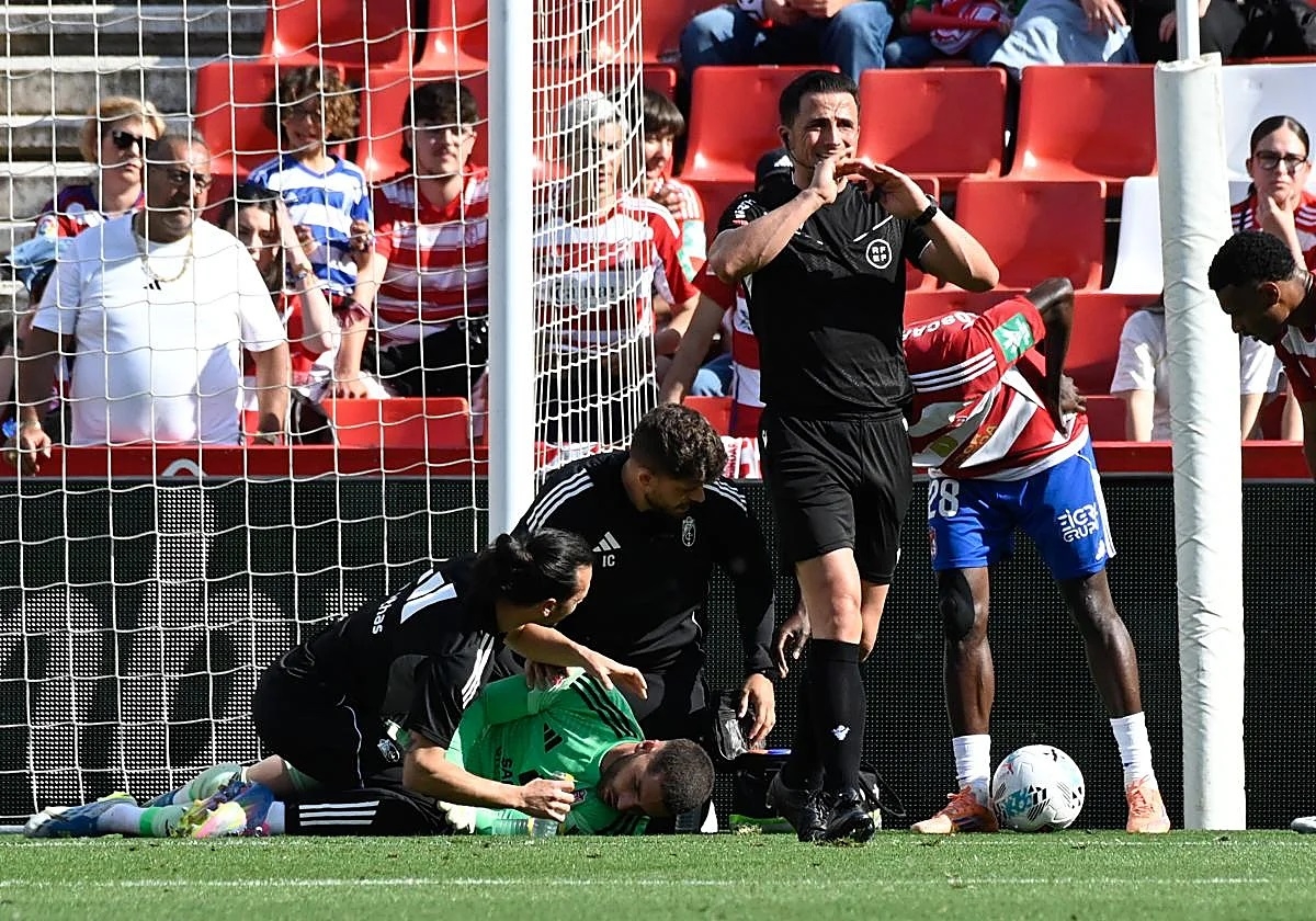 لوكا زيدان بعد تعرضه للإصابة