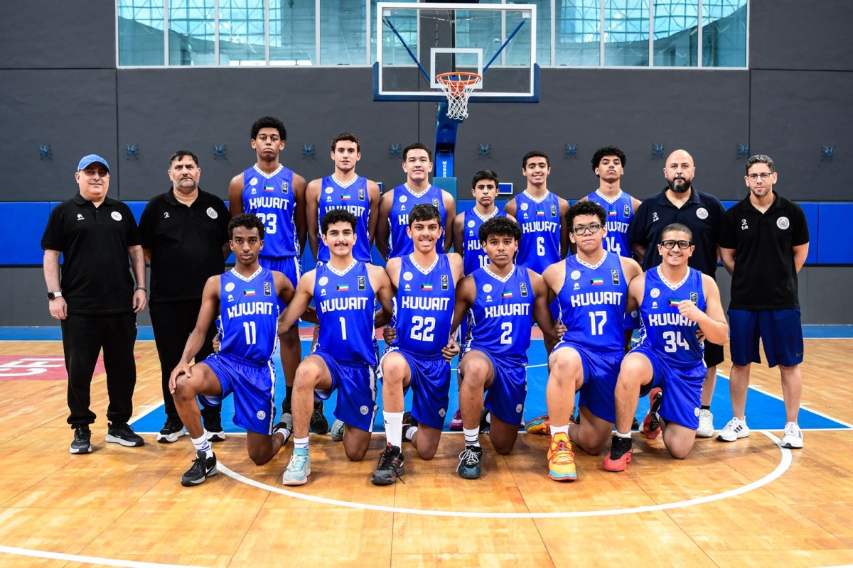 منتخب الكويت للشباب في كرة السلة في تشكيلة سابقة