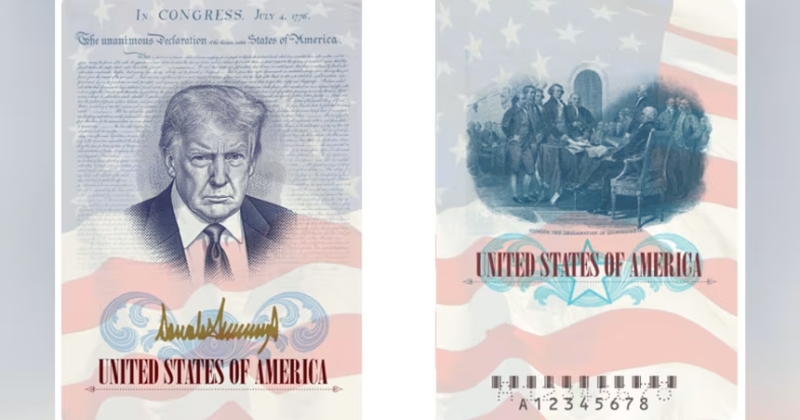 خطوة غير مسبوقة.. صورة ترامب على جوازات سفر أميركية 