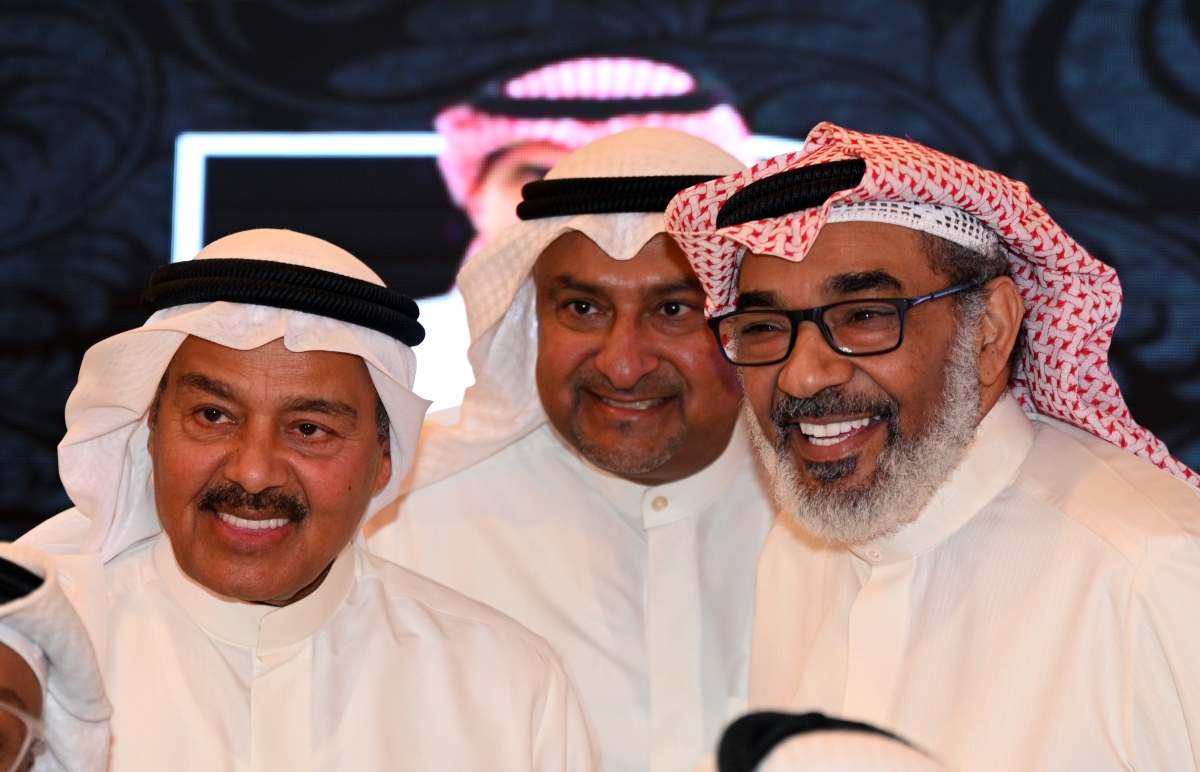 جمال الردهان ونبيل الفيلكاوي وعبدالرحمن العقل