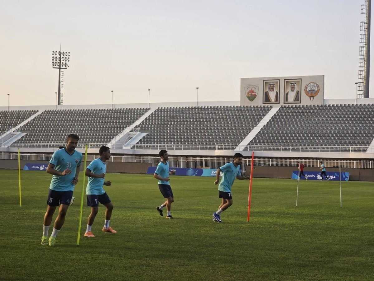 جانب من مران فريق الجهراء