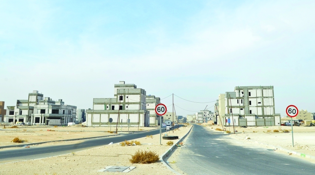 جانب من قطاع انشاءات السكن الخاص