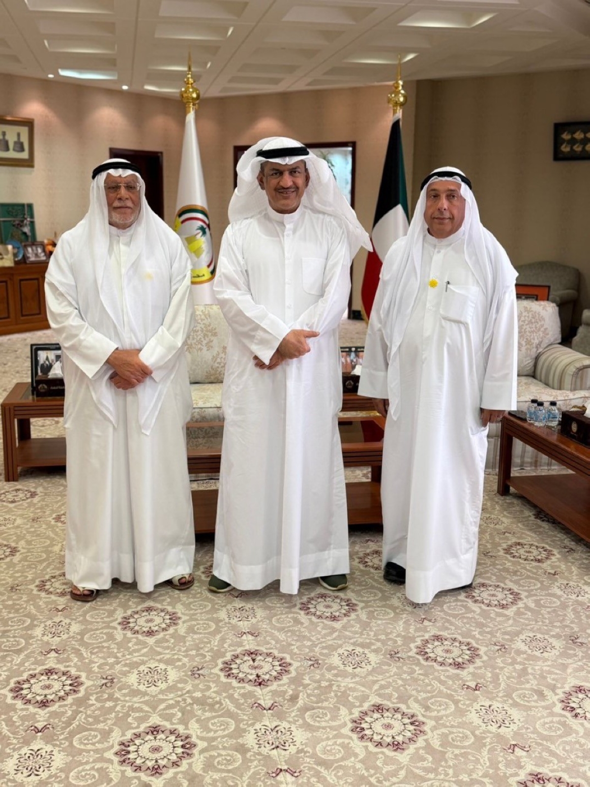الحبشي مستقبلاً رئيس وأمين سر «المهندسين الزراعيين»