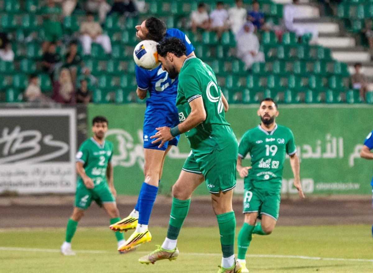 من مباراة العربي والتضامن           (موقع النادي العربي) 