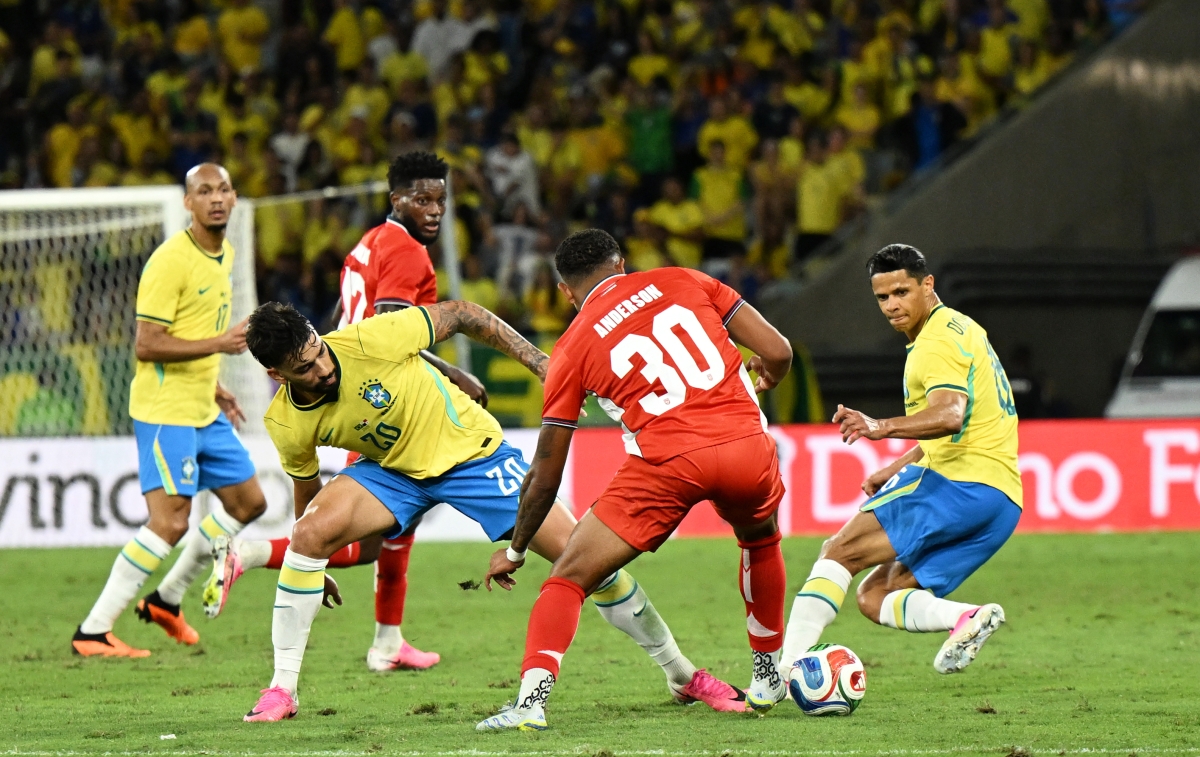 من مباراة البرازيل وبنما