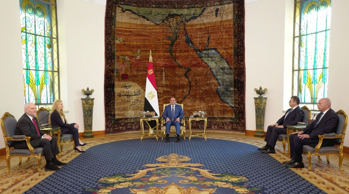 السيسي مُستقبلاً قيادات يهودية أميركية