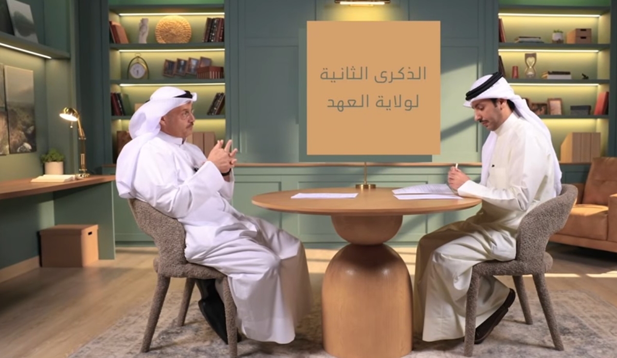 رئيس التحرير وليد الجاسم متحدثاً في اللقاء مع الزميل أحمد العلوش