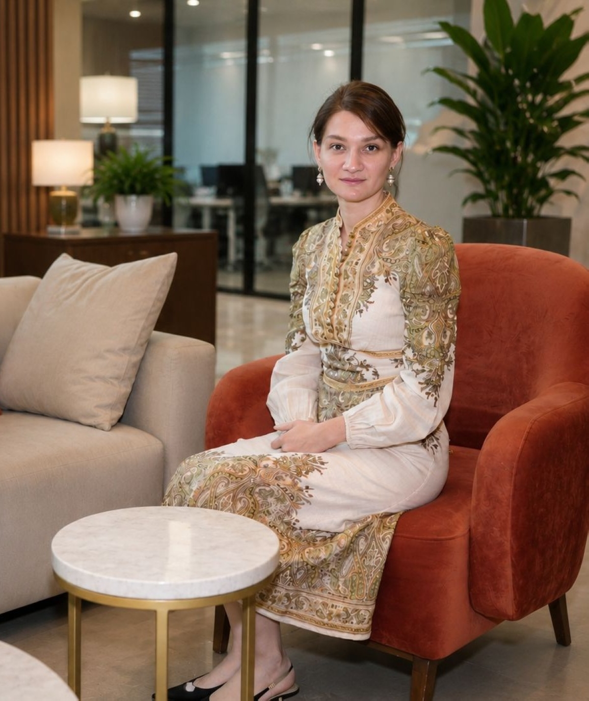 زوجة سفير جورجيا لدى البلاد ماريكا كوتشلامازاشفيلي
