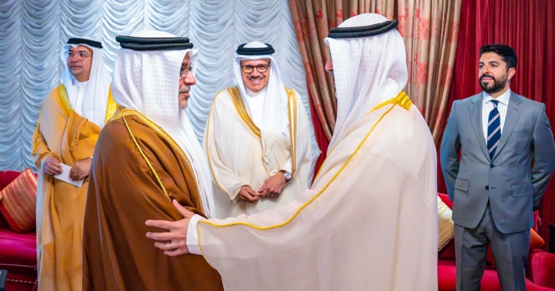 ولي عهد البحرين يستقبل وزراء خارجية دول مجلس التعاون الخليجي