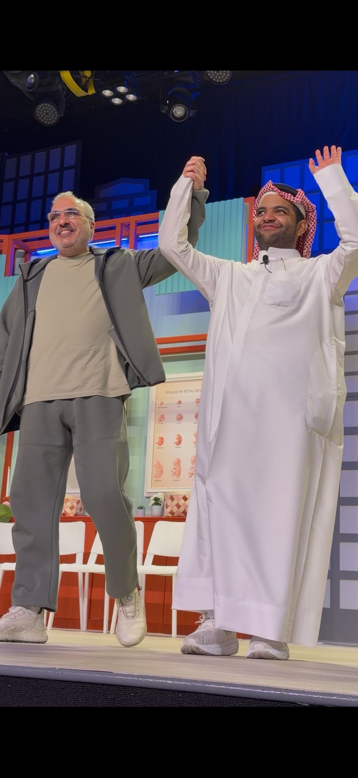 خالد المظفر وعبدالعزيز صفر... في ختام العرض