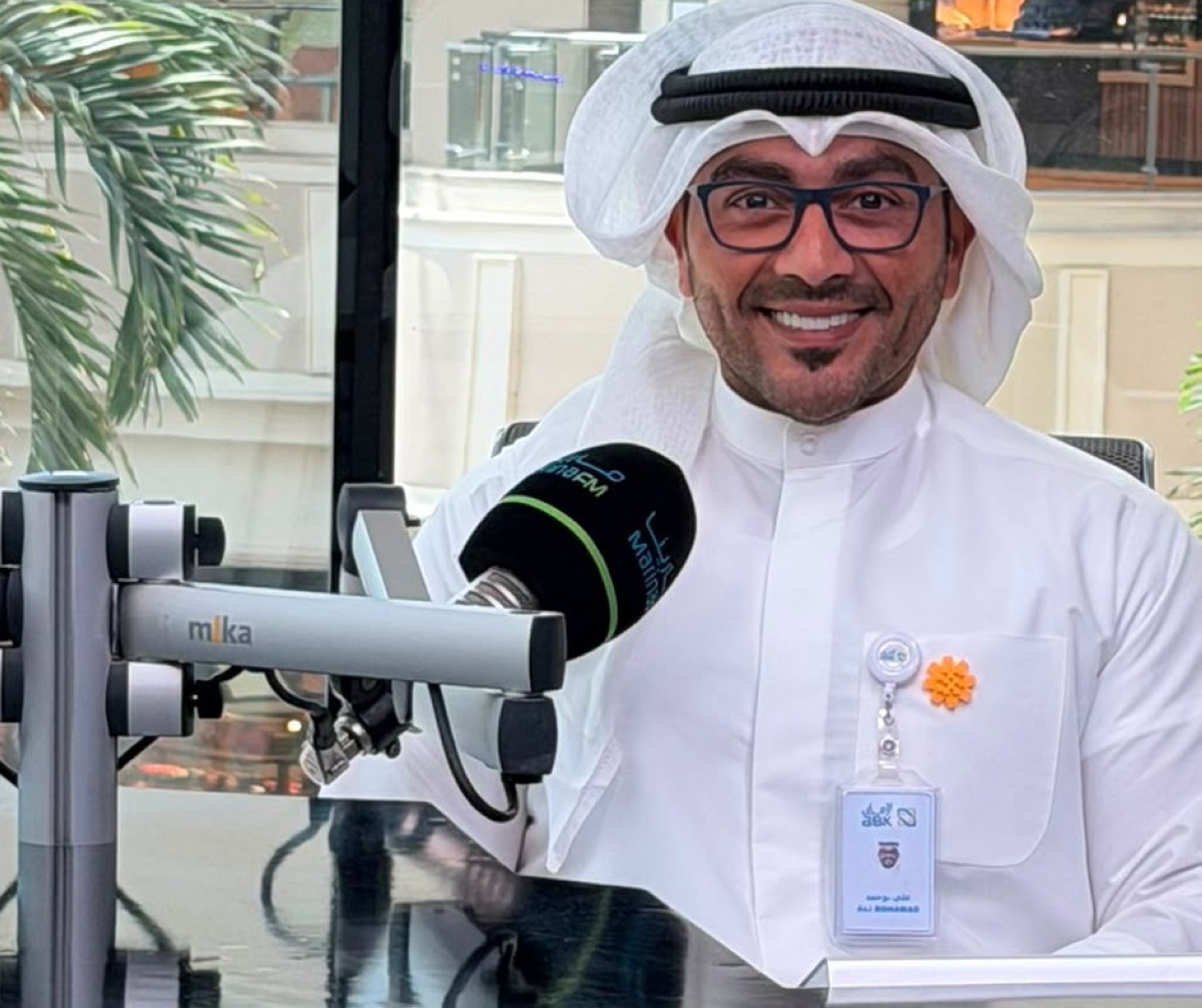 علي بوحمد مشاركاً في المقابلة