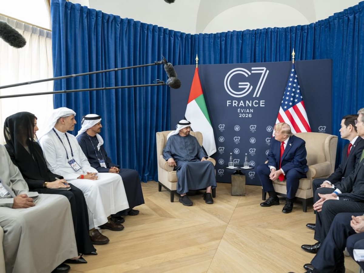 لقاء بين ترامب والشيخ محمد بن زايد