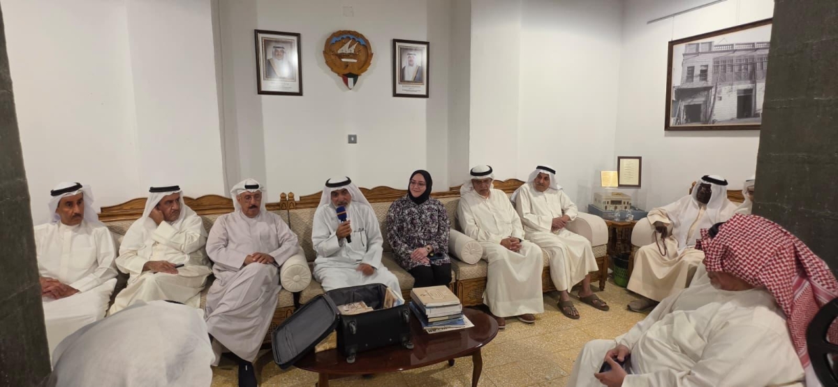 صالح المسباح... متحدثاً خلال الندوة