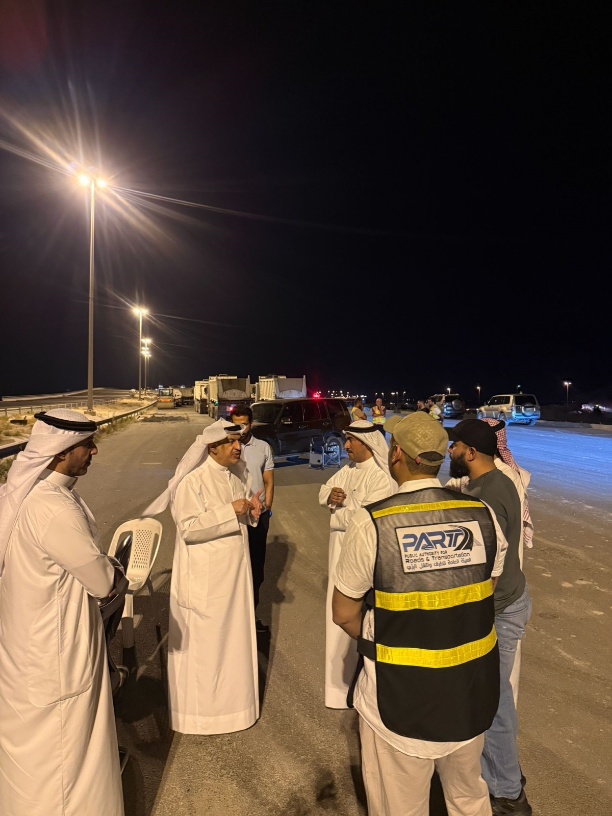المحافظ والرشيدي خلال الجولة