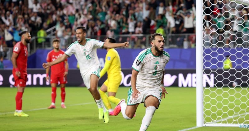 مونديال 2026.. الجزائر تهزم الأردن بثنائية وتقصيه من دور المجموعات 