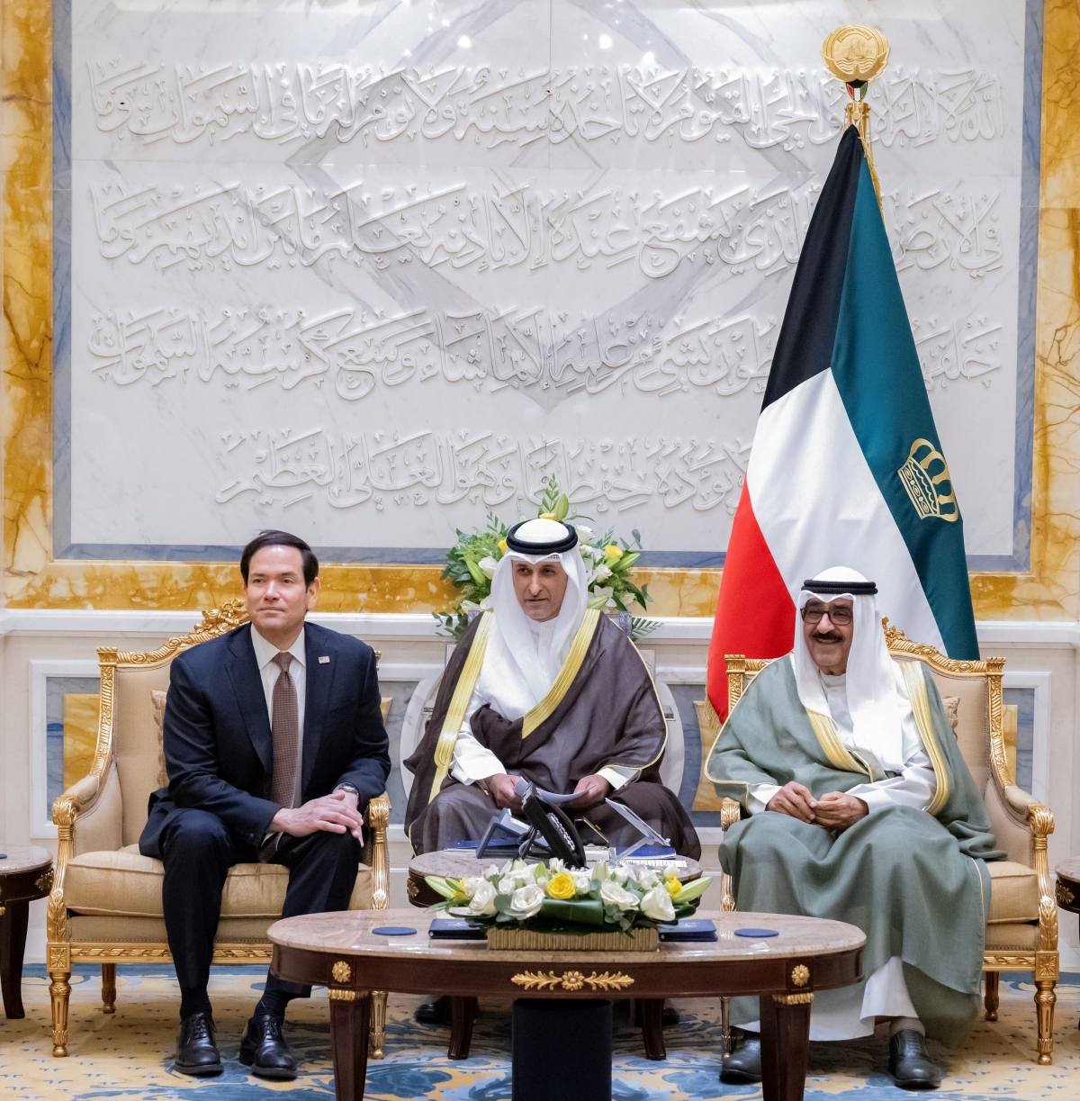  صاحب السمو مستقبلاً وزير الخارجية الأميركي