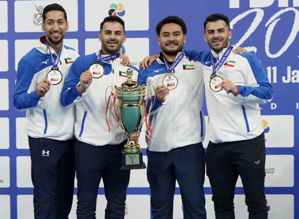 لاعبو منتخب الكراتيه