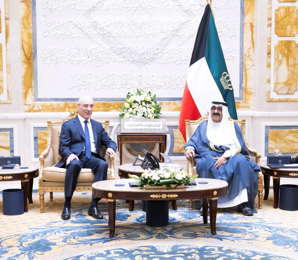 صاحب السمو مُستقبلاً وزير الداخلية والبلديات اللبناني
