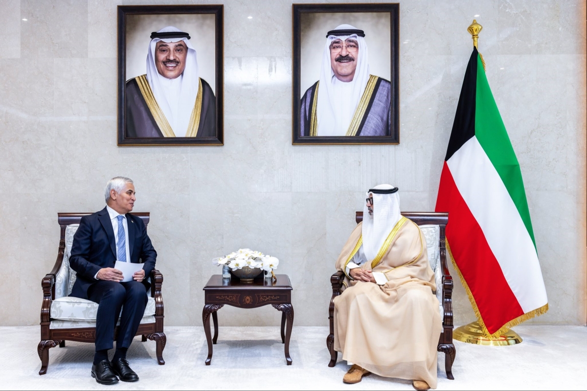 وزير الخارجية لدى استقباله سفير طاجيكستان الجديد